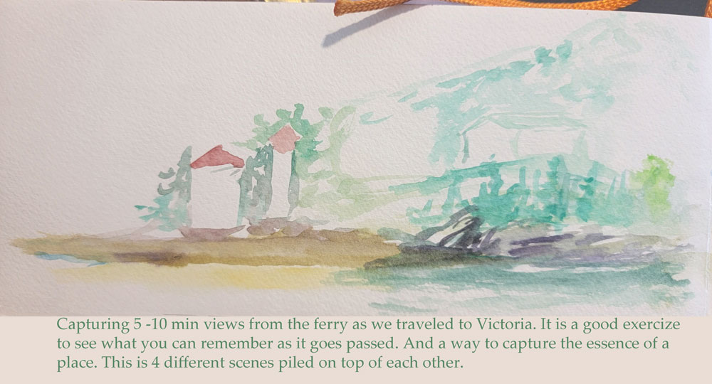 sketching from ferry April17